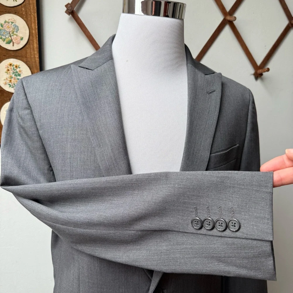 Egara Wool Slim Fit Blazer